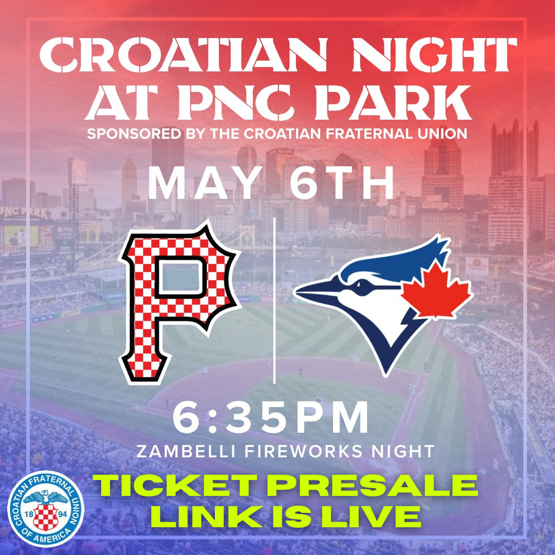 Croatian Day at PNC Park – Croatian Fraternal Union of America